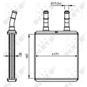 Nrf 54291 Calefacción para Automóviles