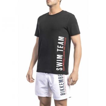 Bikkembergs Black Cotton T-Shirt - S