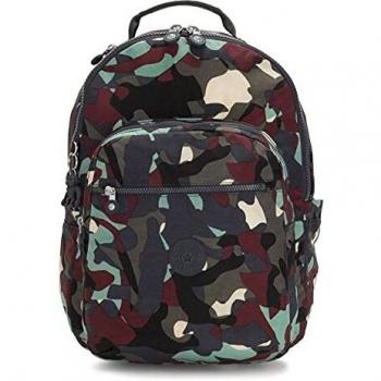 Kipling SEOUL Mochila escolar, 44 cm, 27 liters, Multicolor