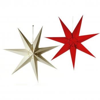 Capewa 33148 estrella 70 cm lámpara estrella de Papel Decoración de estrella