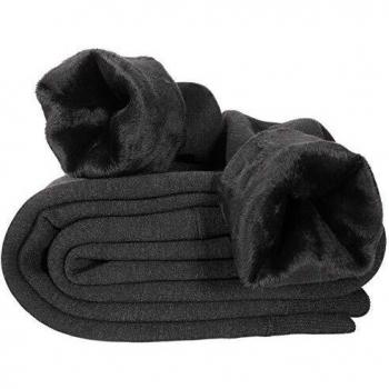 Hotelvs Térmico Leggings de Cintura Alta para Mujer, Elásticos Forrado de Terciopelo Grueso Calientes Bragas Calientes Gruesas