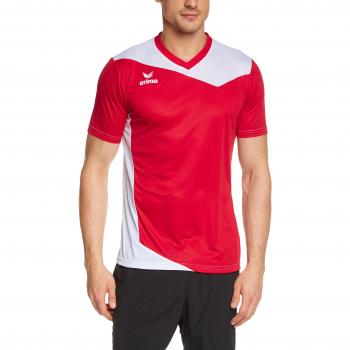 erima Trikot Glasgow - Camiseta de equipación de fútbol para hombre, color rojo / blanco, talla S