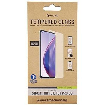 muvit for change Protector Pantalla Xiaomi Mi 10T/10T Pro 5G Vidrio Templado Plano