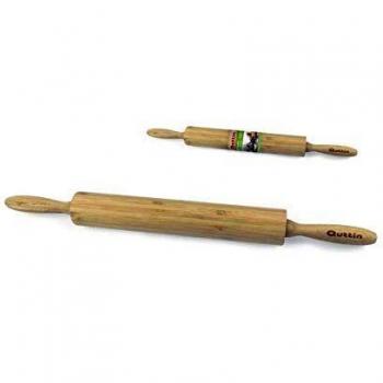 QUTTIN Rodillo Amadar Bambu 50.8X5Cm amasar, Multicolor