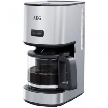 AEG CM4-1-4ST Cafetera de Goteo 12 Tazas con Jarra de Cristal y Sistema Indicador de Nivel