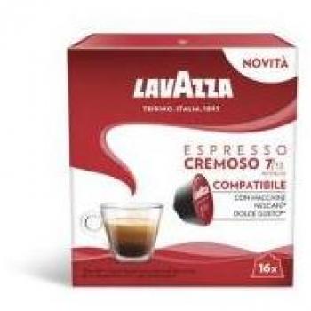 Cápsula Lavazza Espresso Cremoso para Cafeteras Dolce Gusto - Caja de 16 Unidades