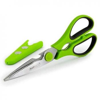 Rapesco 1598 Tijeras de Cocina Multiusos - Verde/Gris