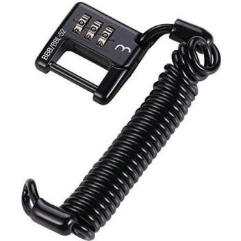 Candado de Cable BBB BBL-52 MiniSafe 3mm x 1200mm Negro