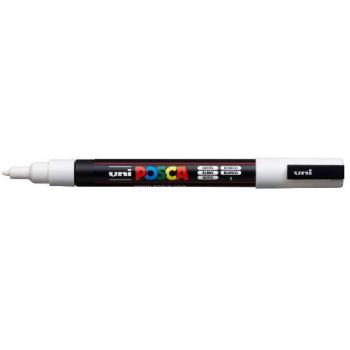 Rotulador Uni-Posca PC-3M Blanco