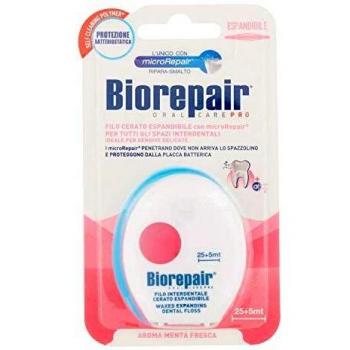 Biorepair Hilo Dental Extensible con Cera para Encías Sensibles 30m