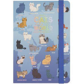 Agenda Legami 18 meses semana vista con gatos