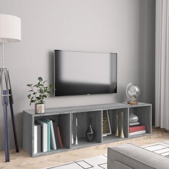 Estantería/Mueble TV Sonoma Gris 143x30x36 cm Madera multicapa