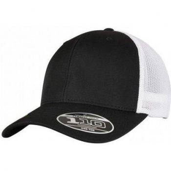 Gorra Flexfit 110 Bicolor Unisex para Adulto One Size Blanco/Negro