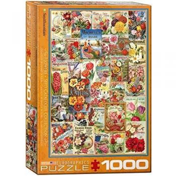 Eurographics Flowers Seed Catalogue 1000-Piece Puzzle