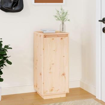 Zapatero de madera maciza de pino 35x35x80 cm