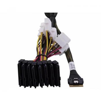 Cable Serial Attached SCSI (SAS) Microchip Technology 2305400-R de 0,8 m Negro, Multicolor