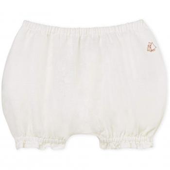 Petit Bateau BASALTE, Braguitas Bordadas para Bebés, Blanc