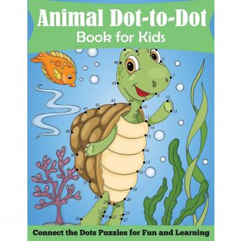 Libro de Conecta los Puntos de Animales para Niños: Puzzles Divertidos y Educativos