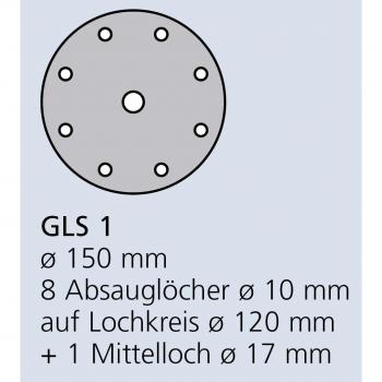 Klingspor Disco Abrasivo Autoadhesivo 150mm PS33BK Grano 150 GLS1 /100 Unidades