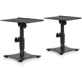 Gator Frameworks Desktop Studio Monitor y soporte para altavoz - Juego de 2 unidades
