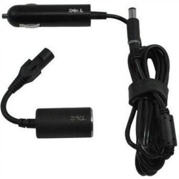 Adaptador de corriente Dell 90W para coche y avión - Negro