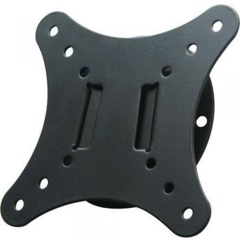 TM Electron TMSLC001 Soporte de pared universal fijo para monitores o televisores LED, OLED, LCD, Plasma de 10 hasta 24, max. 25Kg, VESA 100X100, Negro