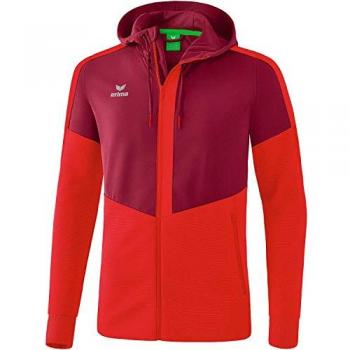 Erima Training Hooded Jacket - Red/Violet - Men's 3XL