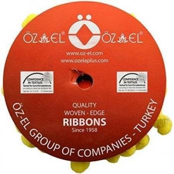 Ozelaplus pompón Trim, 10 mm, 2 m, Color Amarillo