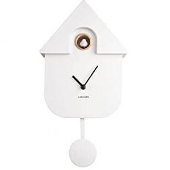 Karlsson Cuckoo House - Péndulo de cuco, color blanco