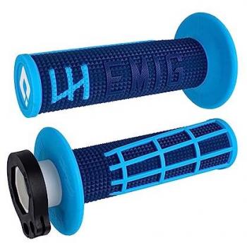 ODI Puños Emig 2.0 Lock-On Navy/Cyan