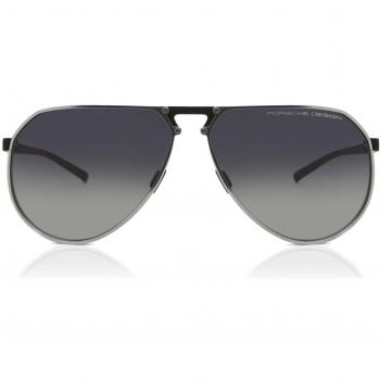 Porsche Design P8938 B Men's Silver Sunglasses 64mm