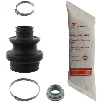 Fuelle de junta homocinética FEBI BILSTEIN 30965, tipo: juego de fuelles para árbol de transmisión, características: incluye fuelle, abrazaderas y grasa, diseñado para garantizar un sellado adecuado y protección contra contamin