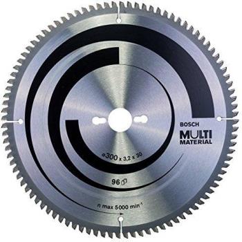 Bosch 2 608 640 518 - Disco de sierra circular Multi Material , 96 de dientes, 300 x 30 x 3.2 mm, 1 unidad