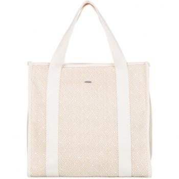 Bolsa de playa Roxy Seas The Day 26L blanca para mujer