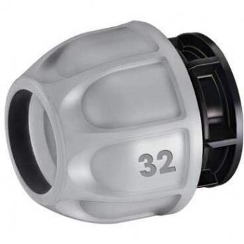 Tapa Claber 90277 para Tubo de Irrigación Ø 32 mm con Rosca de 1