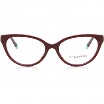 Tiffany & Co. TF2226 8353 Armazones para Mujer Borgoña, Lentes Recetados Para Mujer Borgoña, Gafas Recetadas para Mujer Borgoña