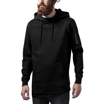 Urban Classics Classic Basic Black Sweat Bomber Hoodie