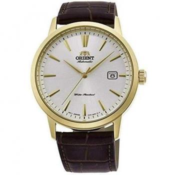 Orient Men's Analogue Automatic Watch with Leather Strap RA-AC0F04S10B