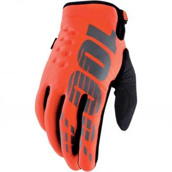 Inconnu Guantes Unisex para Adultos de Brisker, Color Naranja, Talla XL