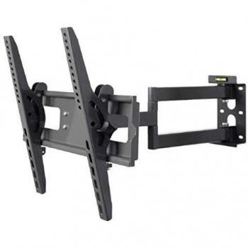 Soporte de Pared Universal para TV WS200 - Inclinable, Giratorio y Extensible, hasta 25 kg, VESA 400x400, Color Negro