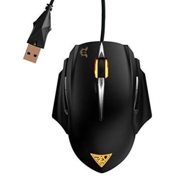 Gamdias EREBOS-GMS7510 - Ratón USB Laser 8200DPI ambidextro, Multicolor