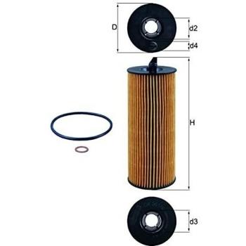 Mahle Filter OX361/4D Filtro De Aceite