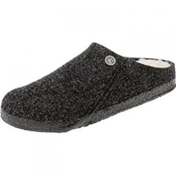 Birkenstock Women's Zermatt Black Felt Slippers