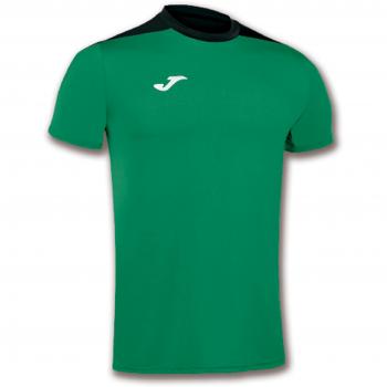 Joma Camiseta Spike Verde-Negro M/C - Camiseta técnica de Manga Corta, Unisex, Verde -