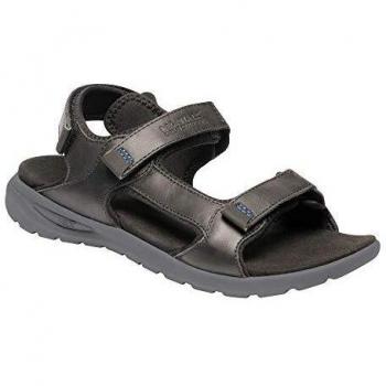 Regatta Marine' Leather 3 Points Adjustment Eva Footbed XLT Sole Removable Heel Strap Sandals, Sandalias Deportivas Hombre, Negro/Granito, 43 EU