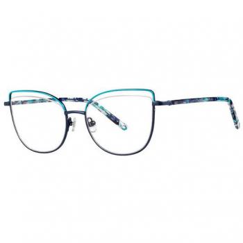 Prodesign Iris 5170 9121 Armazones para Mujer Azules con lentes recetados de 52 mm