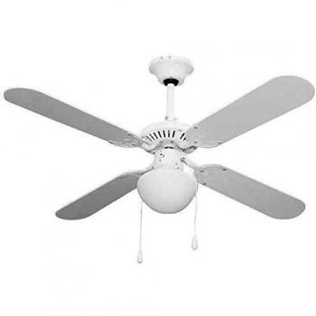 Ventilador de Techo Niklas Fly T 105 con Luz y Control por Catenilla, Diámetro 105 cm, 60W, 3 Velocidades