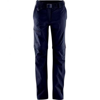 Maier Sports Women's Nata Zip-Off Hiking Pants - Dark Blue, Size 46