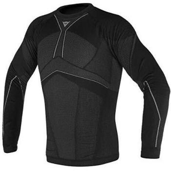 Dainese-D-CORE AERO TEE LS, Negro/Antracite, Talla L