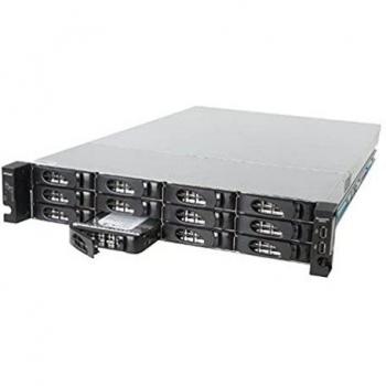 Netgear ReadyNAS 4220 Rackmount NAS Server with Intel Xeon E3-1225, 8GB DDR3, 24TB Storage Capacity, Black and Silver